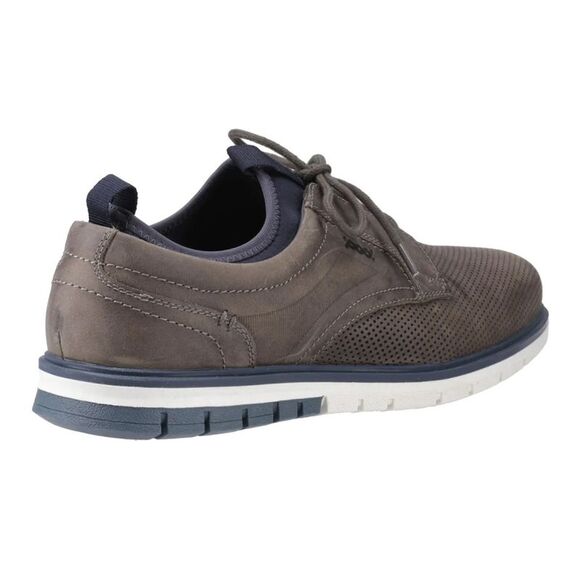 POD Mens Murphy Italian Leather Sneakers / Gray